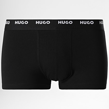 HUGO - Pack De 5 Boxers 50479944 Negro Blanco Burdeos