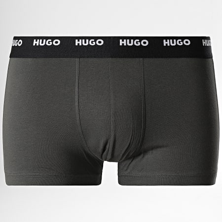 HUGO - Confezione da 5 boxer 50479944 Nero Bianco Bordeaux