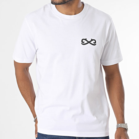 La Piraterie - Camiseta Oversize Infini Blanco Negro