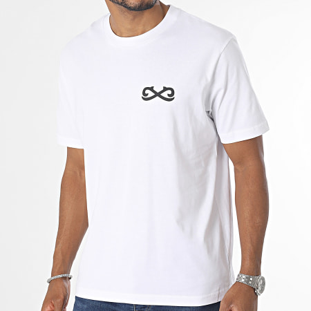 La Piraterie - Tee Shirt Oversize Infini Blanc Noir