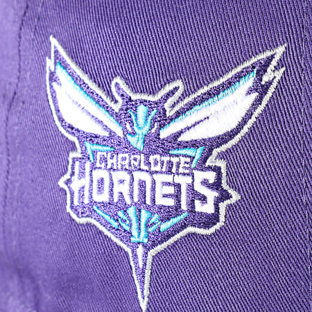 New Era - Cappello Snapback 9Fifty Patch Charlotte Hornets Viola