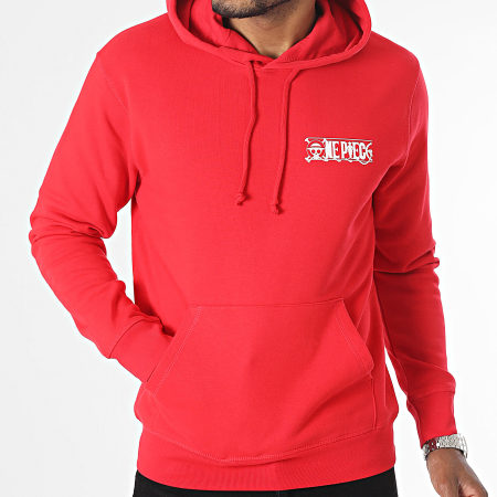 One Piece - Sweat Capuche Luffy 56 Rouge