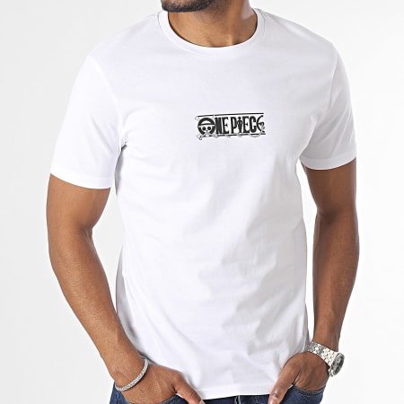 One Piece - Camiseta Luffy 56 Blanca