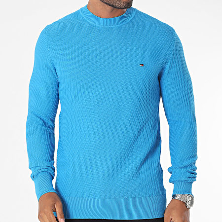 Pull Rectangular Structur 3131 Bleu Clair