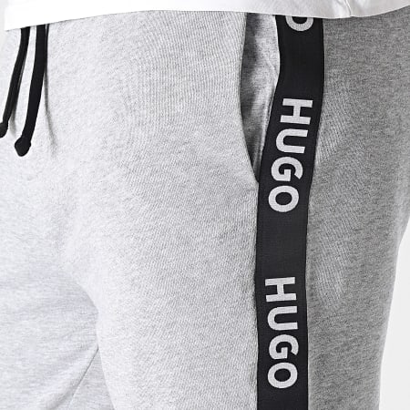 HUGO - Pantalon Jogging A Bandes Sporty Logo 50496995 Gris Chiné