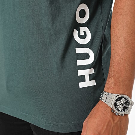 HUGO - Camiseta RN 50493727 Verde oscuro