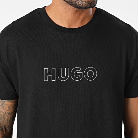 HUGO - Tee Shirt Brush Logo 50501710 Noir