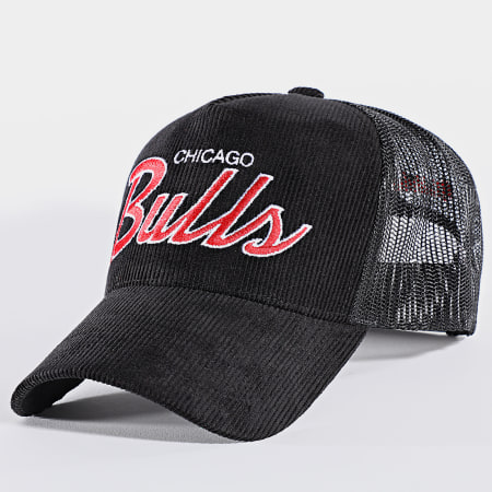 Mitchell and Ness - Times Up Chicago Bulls Trucker Cap Negro