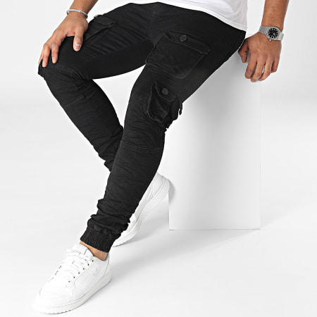 MTX - Pantalón Chándal Slim Jeans Negro