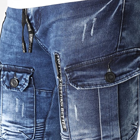 MTX - Pantalón Chándal Slim Jeans Azul Denim