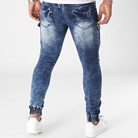 MTX - Pantalón Chándal Slim Jeans Azul Denim