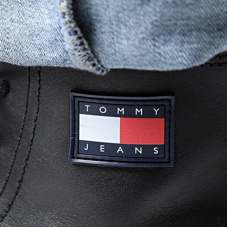 Tommy Jeans - Stivali Ruberized Lace Up 1276 Nero