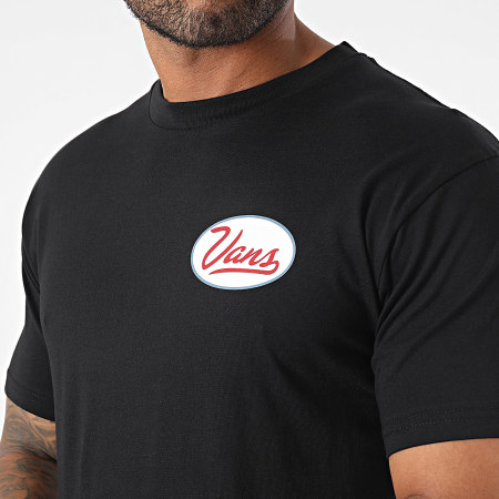 Vans - Camiseta Gas Station Logo 008FB Negro