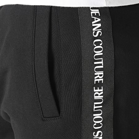 Versace Jeans Couture - Pantalon Jogging A Bandes Tape 75GAAF11-CF03F Noir