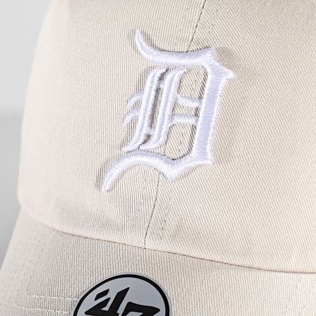 '47 Brand - Casquette Clean Up Detroit Tigers Beige