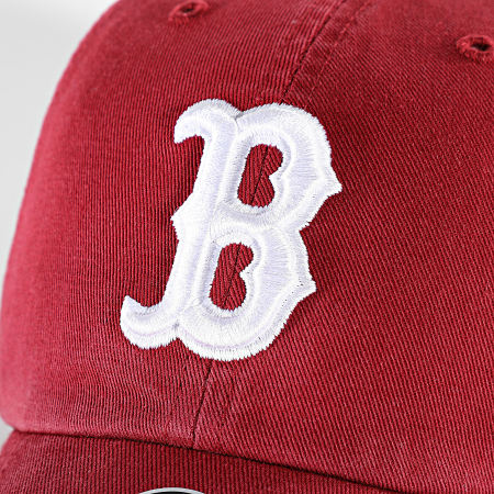 '47 Brand - Casquette Clean Up Boston Red Sox Bordeaux