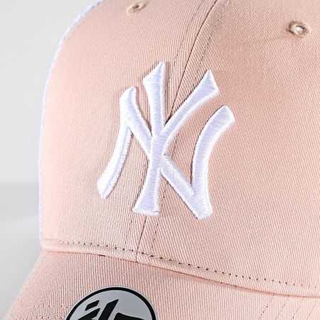 '47 Brand - MVP Cappello Trucker New York Yankees Bianco Salmone