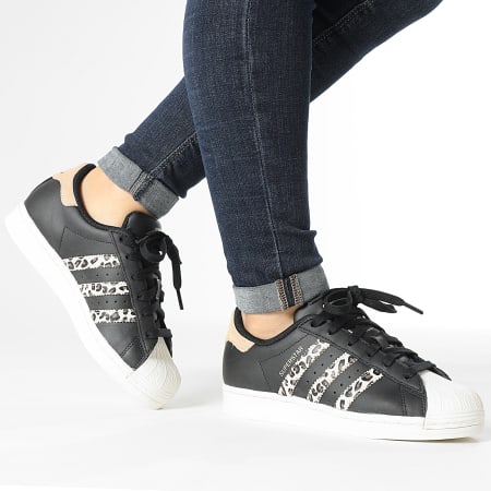 Adidas Originals - Zapatillas Mujer Superstar IF7616 Core Black Off White Magic Beige