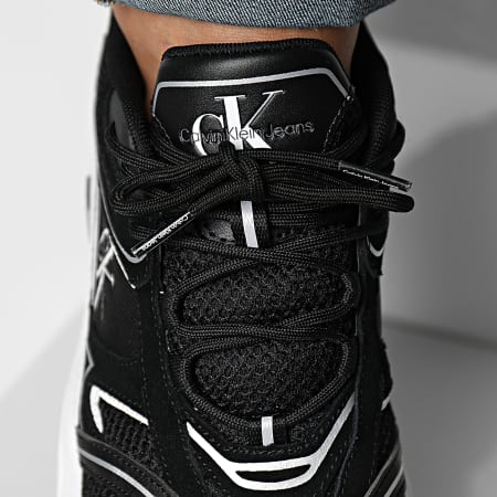 Calvin Klein - Baskets Retro Tennis 0589 Black Bright White