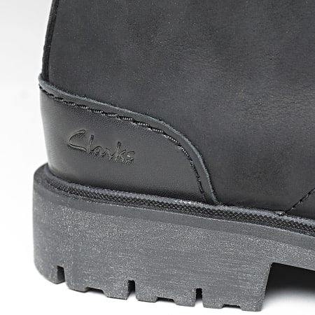 Clarks - Boots Rossdale Mid Black Leather