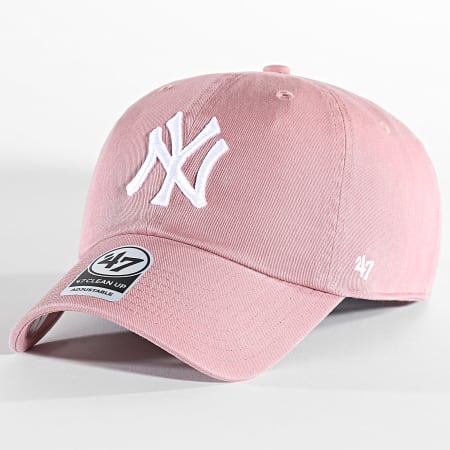 '47 Brand - Casquette Clean Up New York Yankees Rose