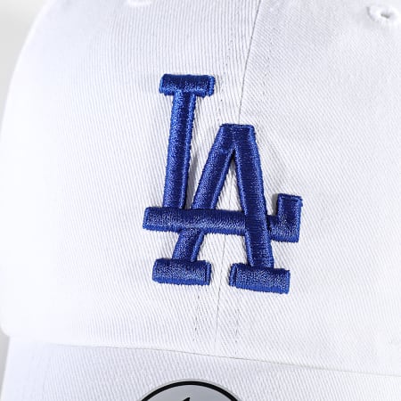 '47 Brand - Casquette Clean Up Los Angeles Dodgers Blanc