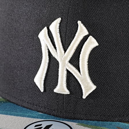 '47 Brand - Casquette Snapback Captain New York Yankees Noir Vert