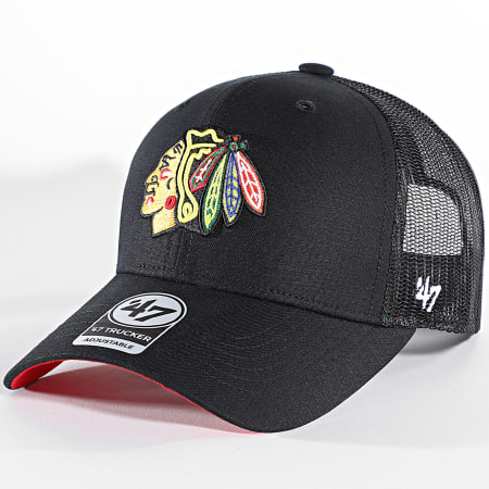 47 Brand Gants D'Hiver NHL Chicago Blackhawks - Gants Chauds En Acrylique Doux Pour Supporters