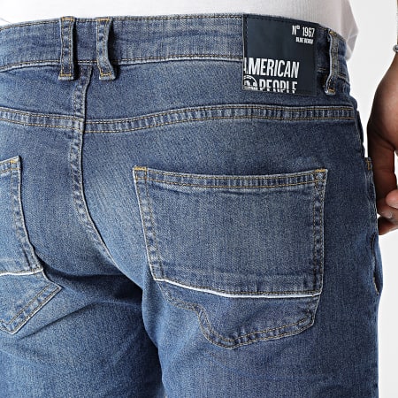 Jean Boot Cut Homme Micro Flare Coupe Slim Bleu Noir Pantalon Jean Stretch Classique