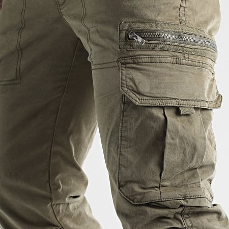 LBO - Lote de 2 pantalones cargo 0174 0171 Camel Caqui Verde