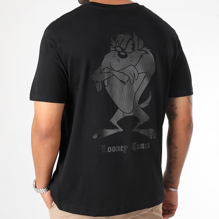 Looney Tunes - Tee Shirt Oversize Large Carbon Taz Noir