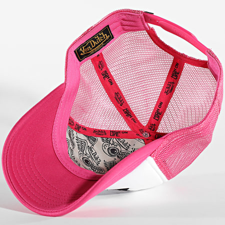 Von Dutch Casquette Trucker Baker Rose Blanc LaBoutiqueOfficielle von-dutch-casquette-trucker-baker-rose-blanc-laboutiqueofficielle