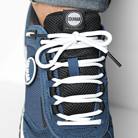 Colmar Travis Sport Bold Sneakers - Sportief & Comfortabel Zwart-Wit Design