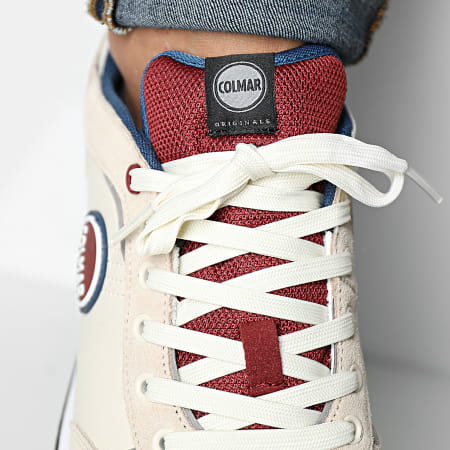 Colmar - Travis Plus Colors 018 Off White Burgundy Light Navy Sneakers