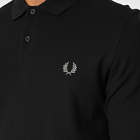 Fred Perry - Polo Manches Longues Plain M6006 Noir