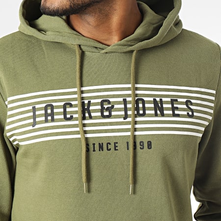 PGwear Sweat à Capuche Full Face pour Homme avec Cagoule Noir Olive Gris, Noir, XL