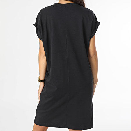 Adidas trefoil dress black shop