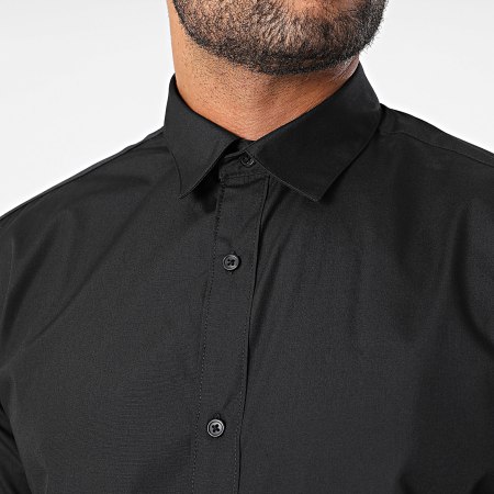 Produkt - Victor Shirt Lange Mouw Zwart