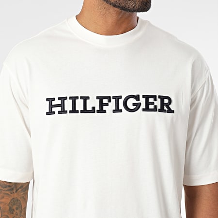 Tommy Hilfiger - Camiseta Monotype Embro Archive 2619 Beige