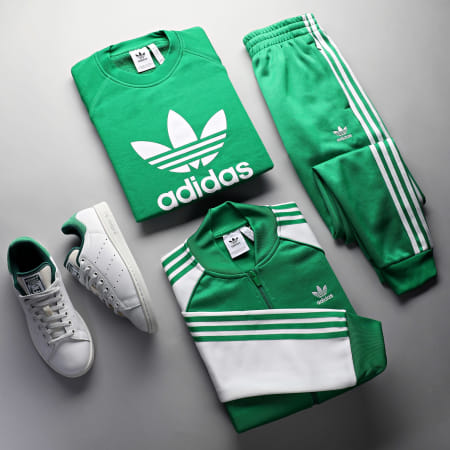 Adidas Originals - Sweat Crewneck Trefoil IM4503 Vert