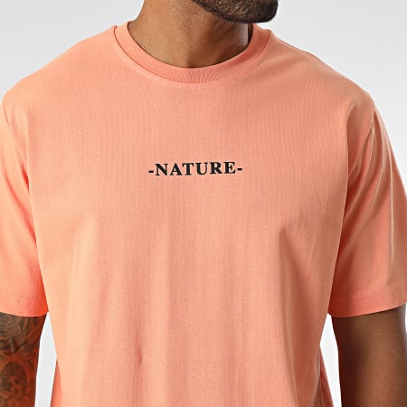 ADJ - Groot oversized zalm T-shirt