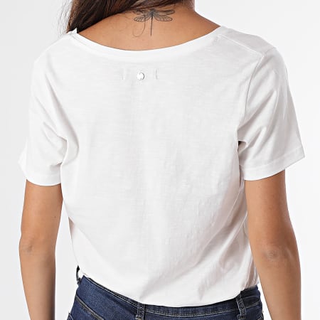 Deeluxe - T-shirt donna Floralie 03V141W Bianco Foral