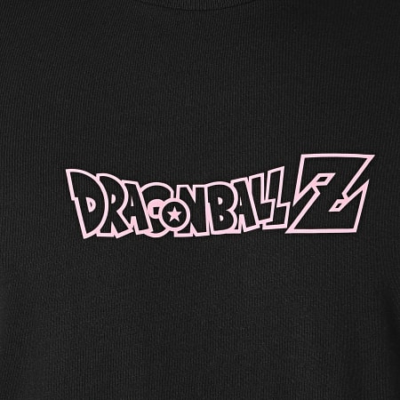 Dragon Ball Z - Camiseta Back Majin Negro Rosa