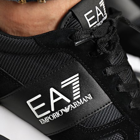 EA7 Emporio Armani - Baskets Sneakers X8X151-XK354 Black White