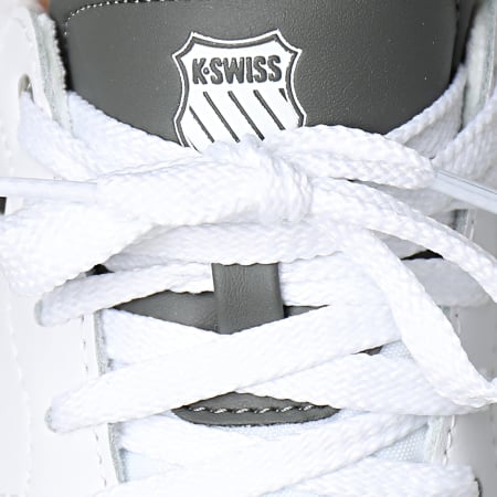 K-Swiss - Sneakers Lozan Match Leather 08903 Bianco Nero Metallo