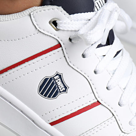 K-Swiss - Sneakers Lozan Match Leather 08903 Bianco Samba Peacoat