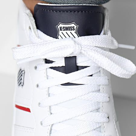 K-Swiss - Sneakers Lozan Match Leather 08903 Bianco Samba Peacoat