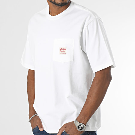 Levi's - A5850 Camiseta blanca de bolsillo