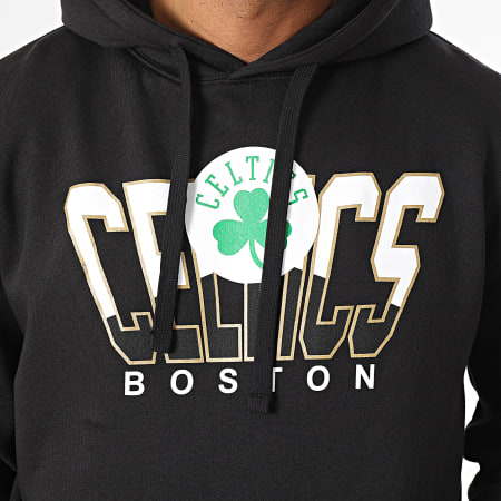 Mitchell and Ness - Sweat Capuche Retrodome Boston Celtics Noir