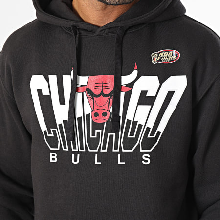 Mitchell and Ness - Sweat Capuche Retrodome Chicago Bulls Noir